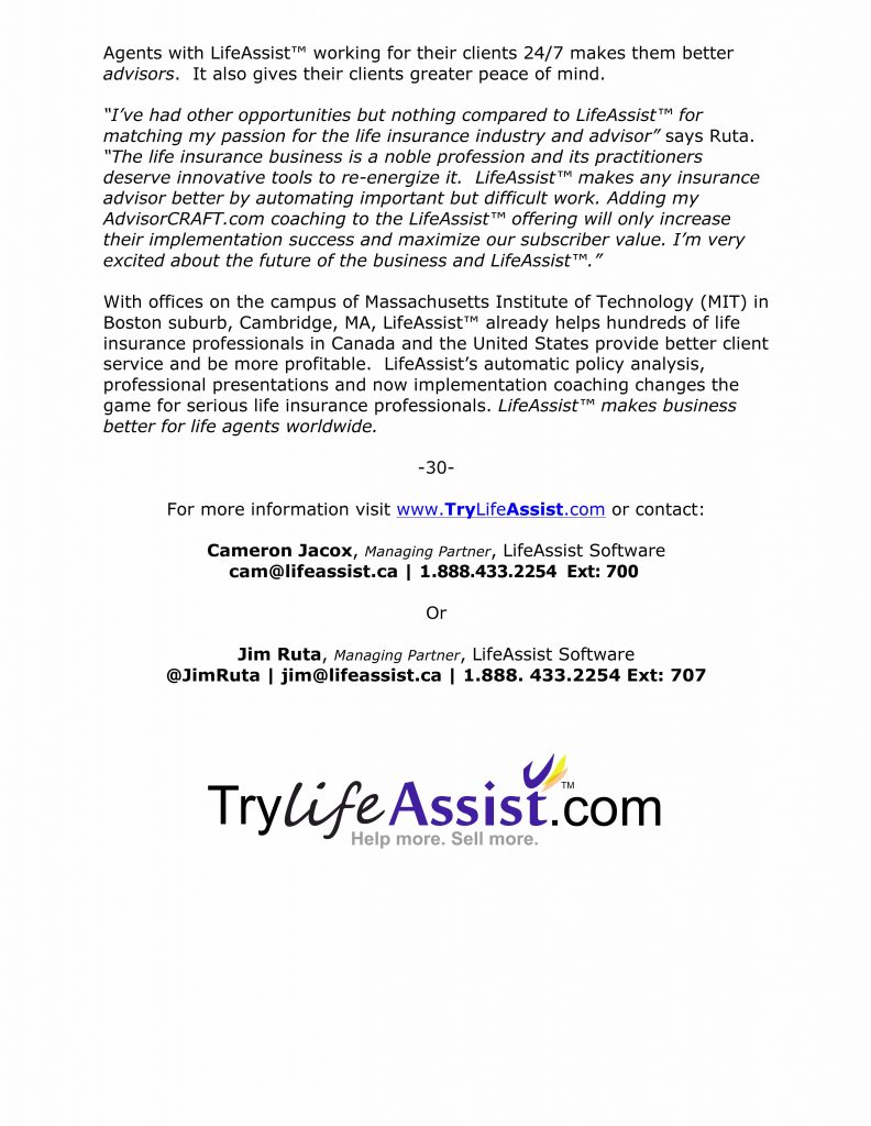 LifeAssist - MEDIA RELEASE - Ruta Joins Firm -Final-1_Page_2