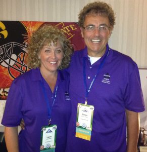 Laura and Simon at the NAIFA Iowa Hospitality Suite